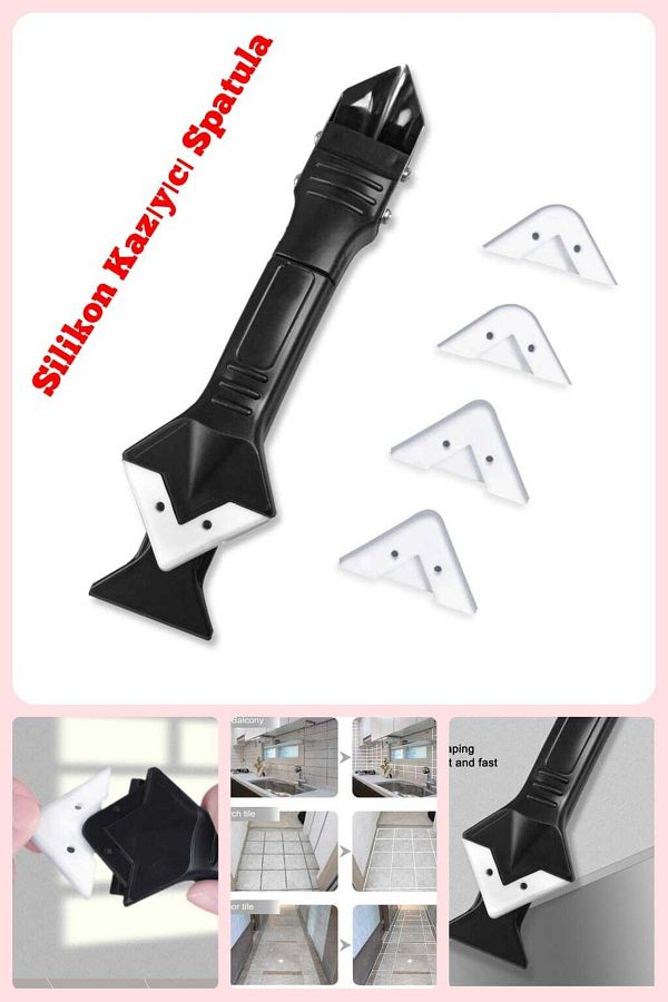 babyblog-Silicone And Joint Remover Sealant Smooth Scraper Multifunctional Plastic Grout Scraper Kit 1