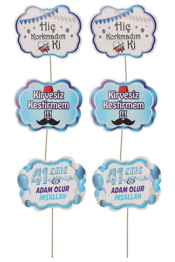 Kına Atölyesi-Speech Bubble Circumcision Wedding Set 1
