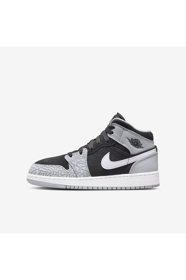 Nike-Air Jordan 1 Mid "elephant Print" Women's Sports Shoes 1