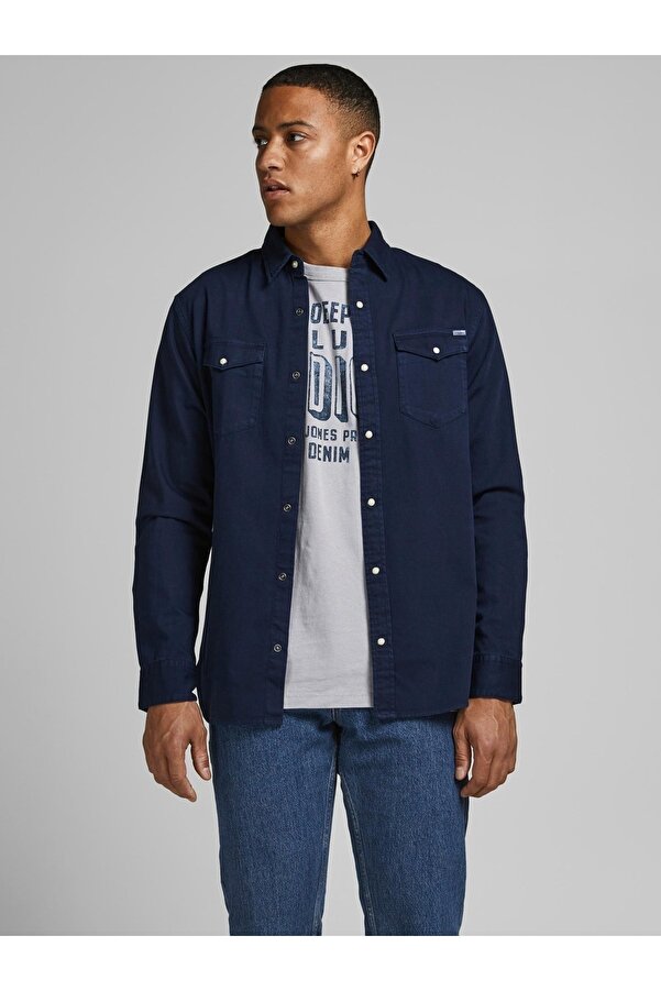 Jack Jones Jack Jones Men's Denim Shirt Jjesheridan 12138115