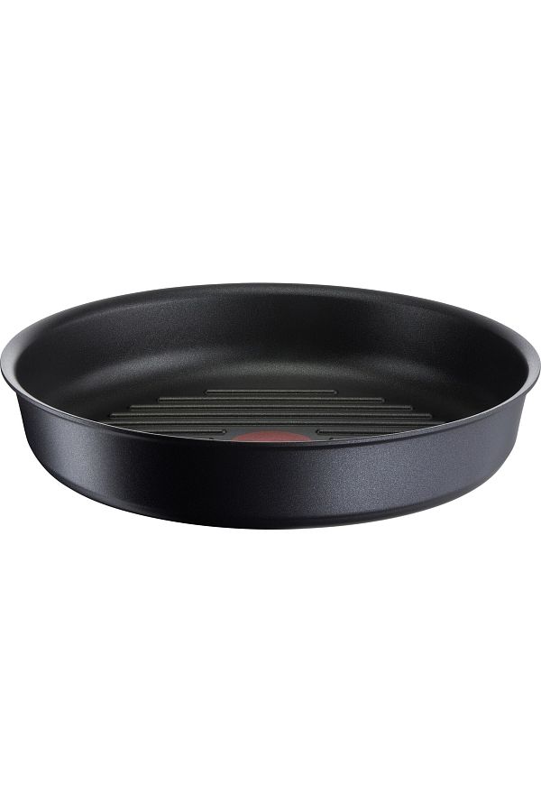 TEFAL-Titanium Ingenio Mix 1X Round Grill Pan with Induction Base - 26 cm 1