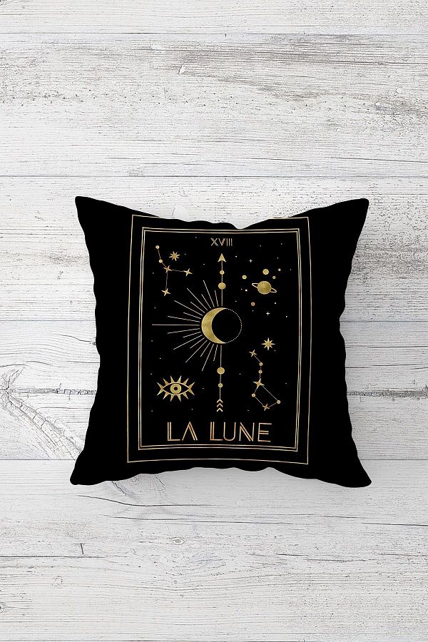 on the clouds-Astrology Moon Planet Double Sided Printed Hidden Zippered Pillowcase Throw Pillow Seat Pillowcase 1