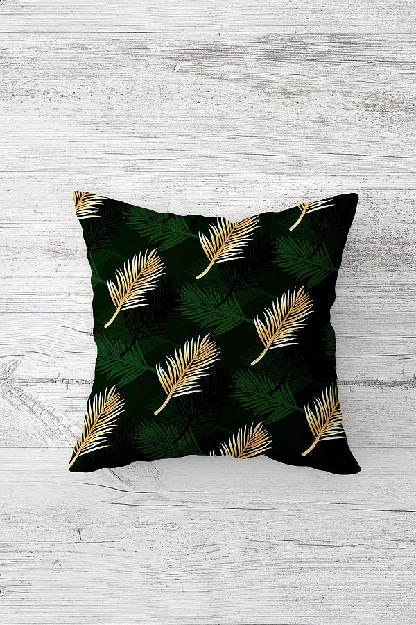 on the clouds-Pine Tree Leaf One Side Printed Hidden Zipper Pillowcase Throw Pillow Sofa Pillowcase 1
