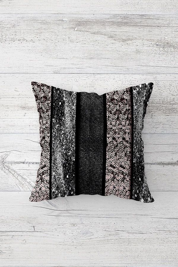 on the clouds-Sequin Stripe Pattern One Side Printed Hidden Zipper Pillowcase Throw Pillow Seat Pillowcase 1