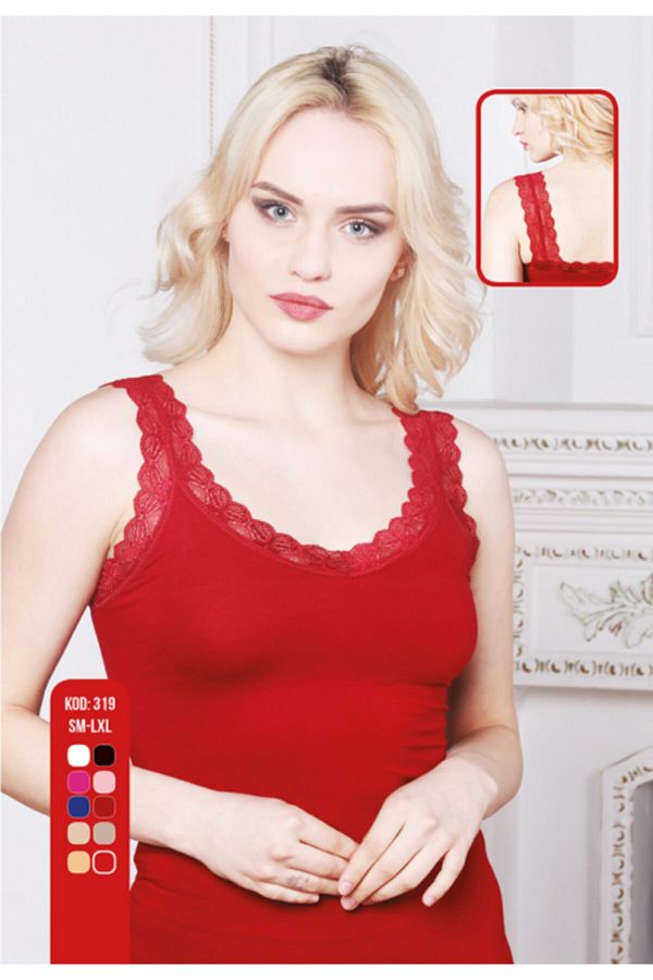sıla sella-Women's Lace Body Tank Top 1