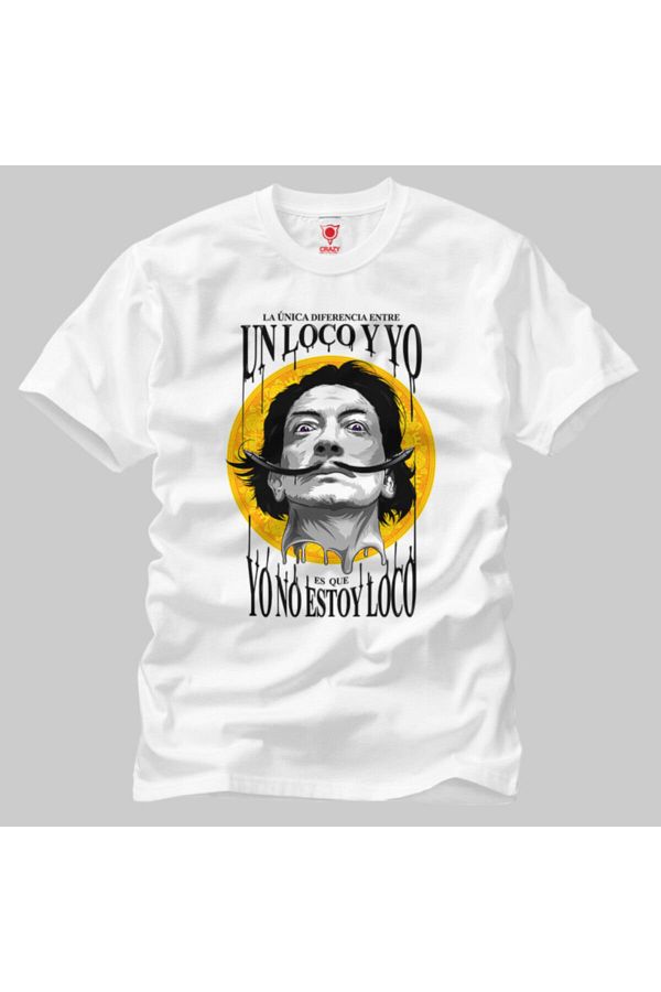 Crazy-Salvador Dali Un Loco Yyo Men's T-Shirt 1