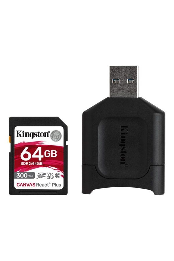 Kingston-64Gb Sd Memory Card and Reader Mlpr2 1