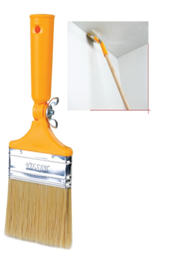 FırsatYapıMarket-Robot Brush No:3 Movable Head Cutting Brush Edge Brush Pole Can Be Attached 1