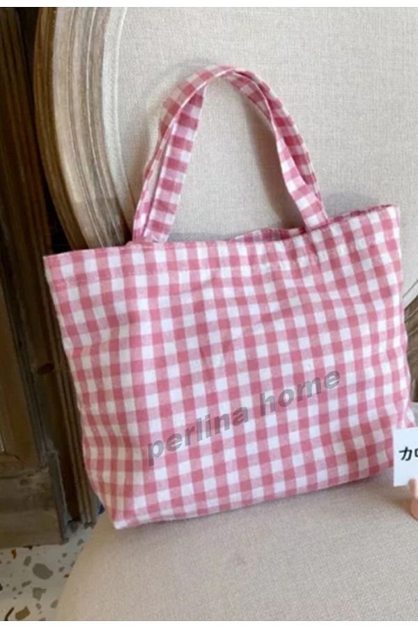 perlina home Shopping Bag Linen Fabric Width 35 Cm Length 38 Cm Trendyol