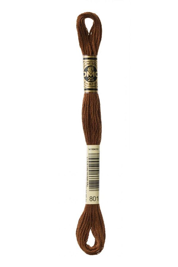Dmc-2 Pieces Muline Thread Color: 801 1