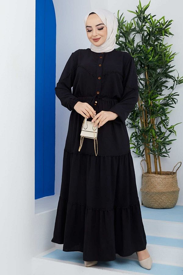 Button skirt hijab 2025
