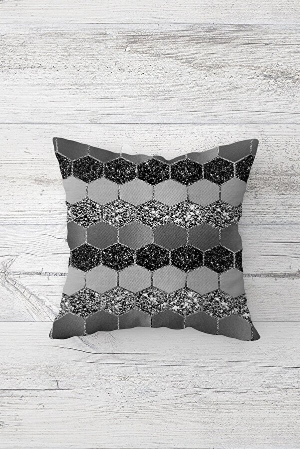 Cushion Covers Two Sided Sequin Pillow On The Clouds Geometric