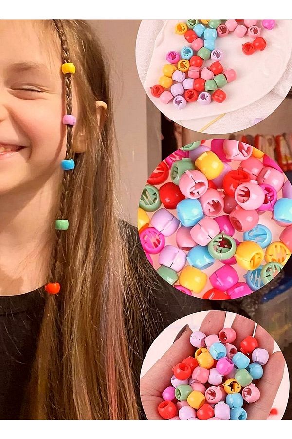 GÜLPEŞE-Hair Beads 24 Hair Braid Ornaments 1