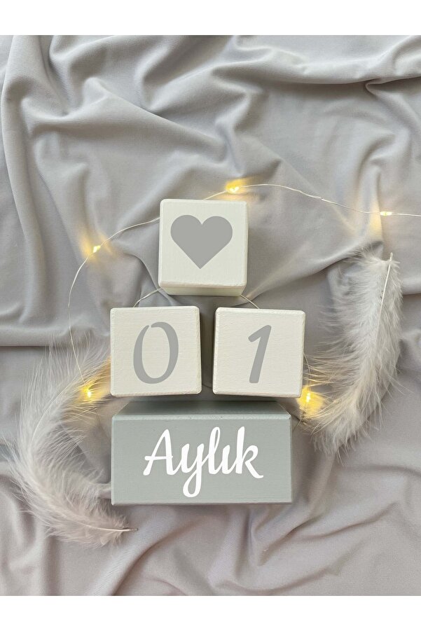 BİANNE ATÖLYESİ Bebek Anı Küp Seti Fotoğraf Çekim Ve Dekor Için Türkçe