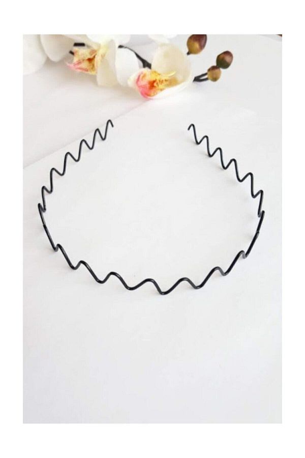 hbtasarim-Zigzag Wire Men's Women's Athlete Hair Clip Crown 1