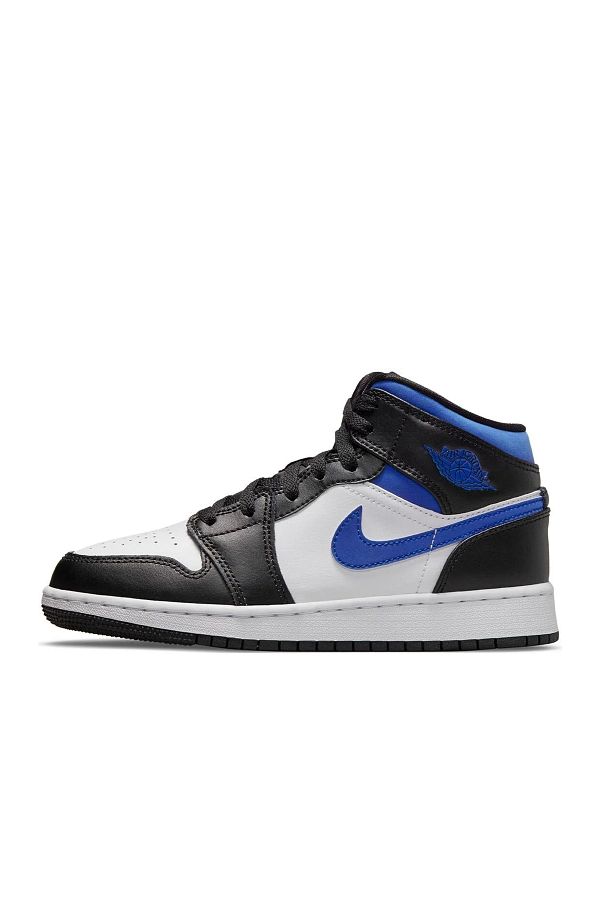 Air jordan 1 mid black and white womens cheap