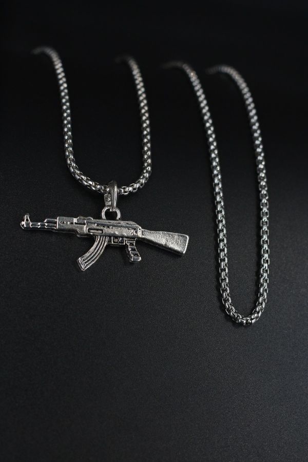 AK 47 Brass Sterling Silver Bullet Head Necklace Gift Box – Bullet Designs®  Inc.