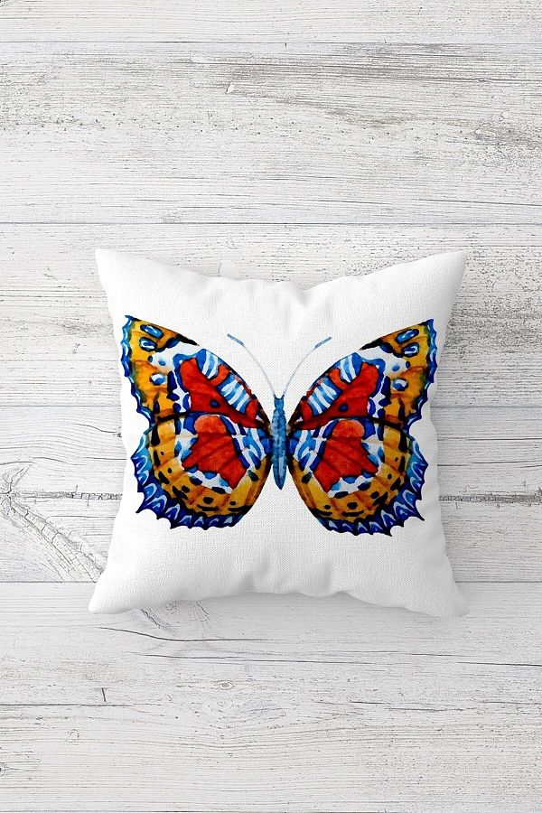 on the clouds-Bohemian Ethnic Colorful Butterfly Single Side Hidden Zipper Pillowcase Throw Pillow Seat Pillowcase 1