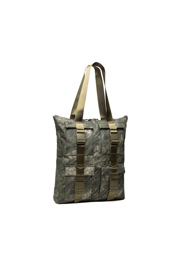 Nike Canvas Pocket Printed Tote Olive Shoulder Bag Ba6378 395 Trendyol