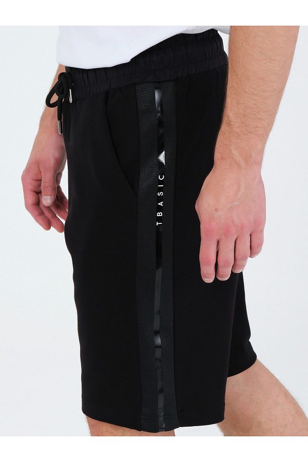 TBASIC-Zippered Combed Cotton Shorts 1