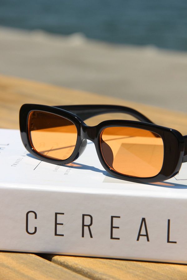 MUCE Concept Orange Glass Black Frame Women s Sunglasses Uv 400 Ultraviolet Protection Ce Certificated Trendyol