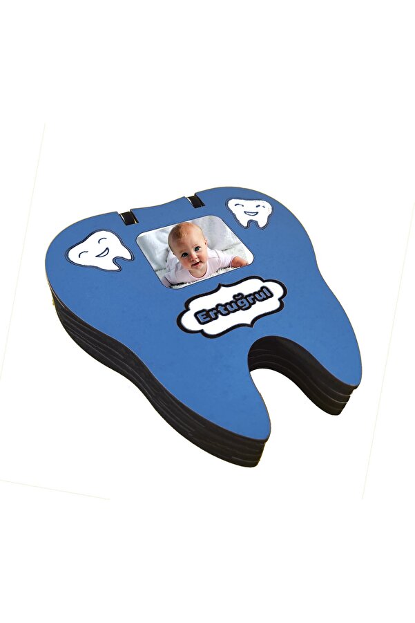 Plaket Home Diş Saklama Kutusu, Yenidoğan Erkek Bebek Hediyesi, Diş Kutusu, Diş Albümü