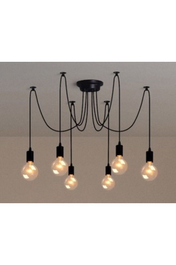 Modalight-Set of 6 Retro Modern Spider Chandeliers 1