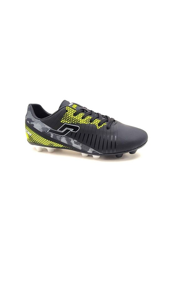 Jump-27881 Men's Black Astroturf Football Shoes 1