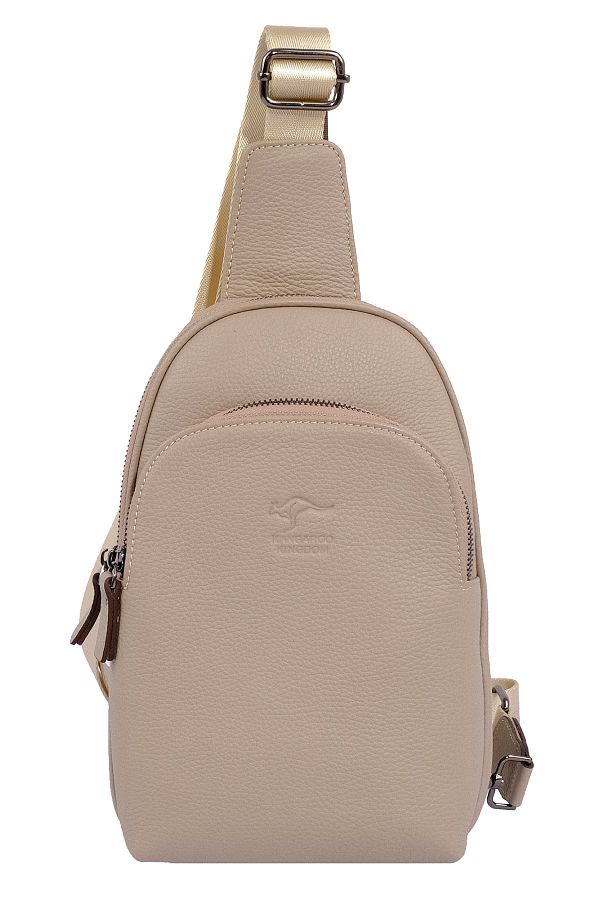 KANGAROO KINGDOM Mink Messenger Body Bag Backpack Genuine Cowhide Leather Unisex 8155 v Trendyol