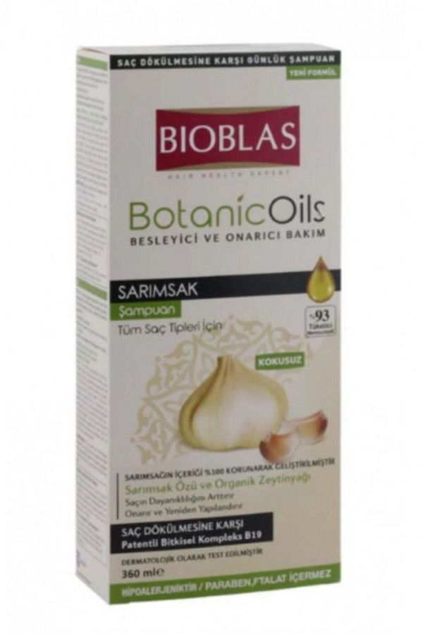 Bioblas-شامبو بوتانيكولز 360 مل بالثوم 1