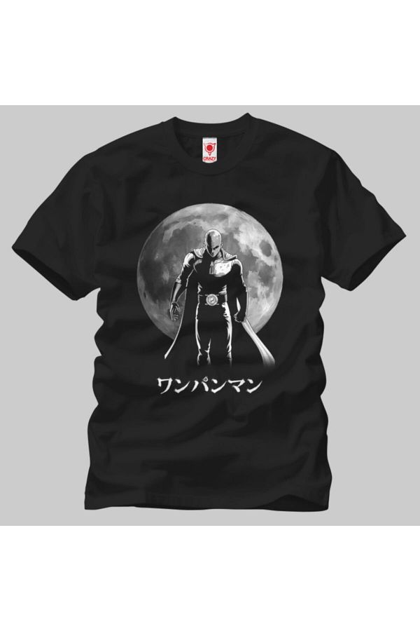 Crazy-One Punch Man Hero Moon Men's T-Shirt 1