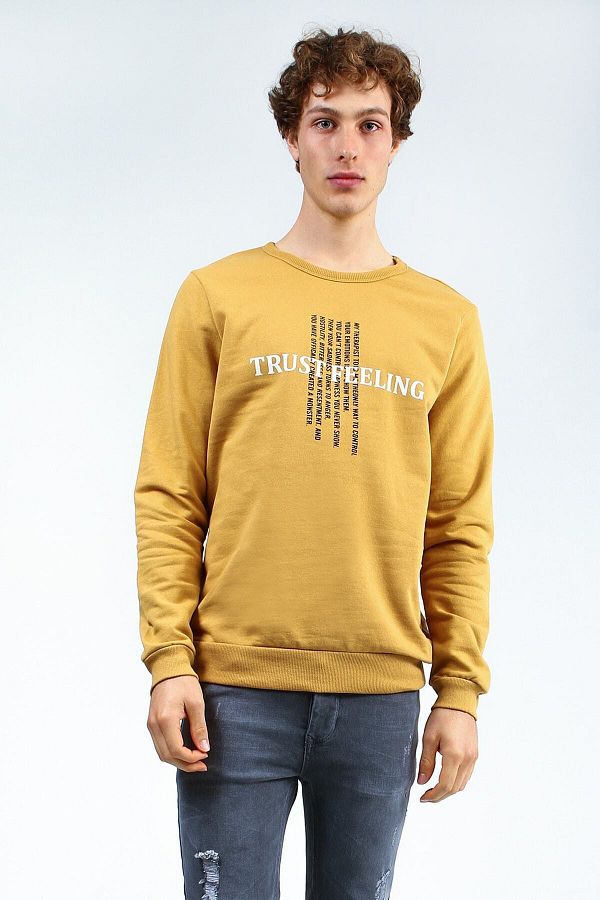 Collezione Men s Safran Regular Sweatshirt Turex Uce151001a34 Trendyol