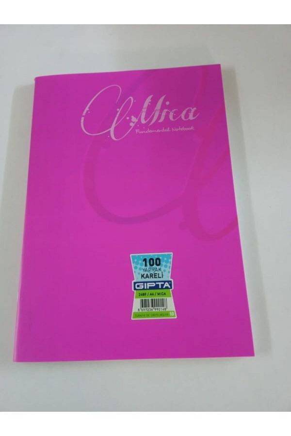Gıpta-100 Sheets Checked Non-Spiral Notebook 1