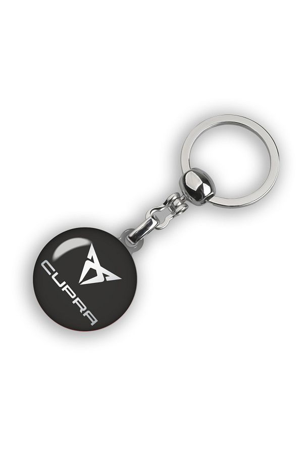 Modul Drop Printed Black Seat Cupra Logo Keychain Chrome Plated High Quality Trendyol