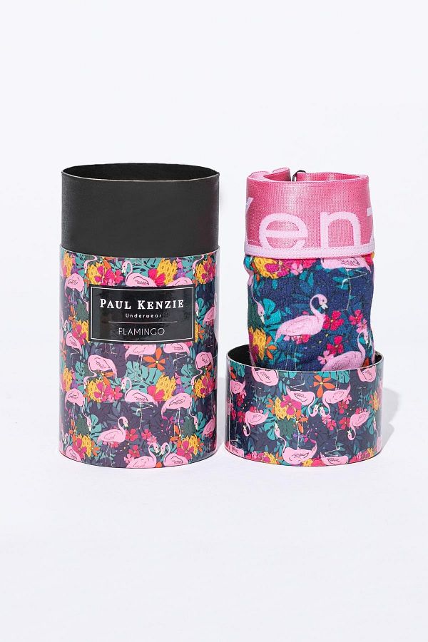 Paul Kenzie-Unique Effect Patterned Men's Boxers Flamingo 1