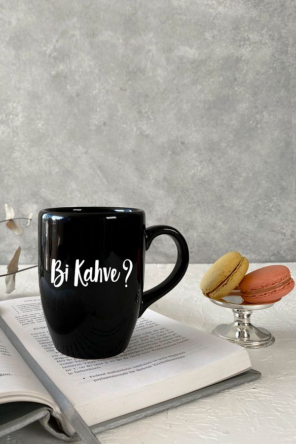 Vivas-Bi Coffee?Written Black Mug Cup Coffee Mug Mug Cup Coffee Cup 1