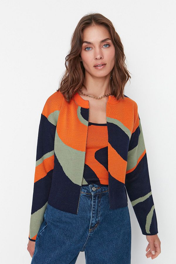 Blouse and cardigan set hotsell