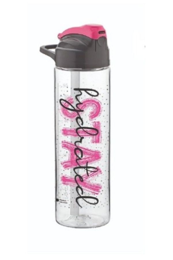 Gıpta-Energy Patterned Tritan Flask with Straw 630cc 1