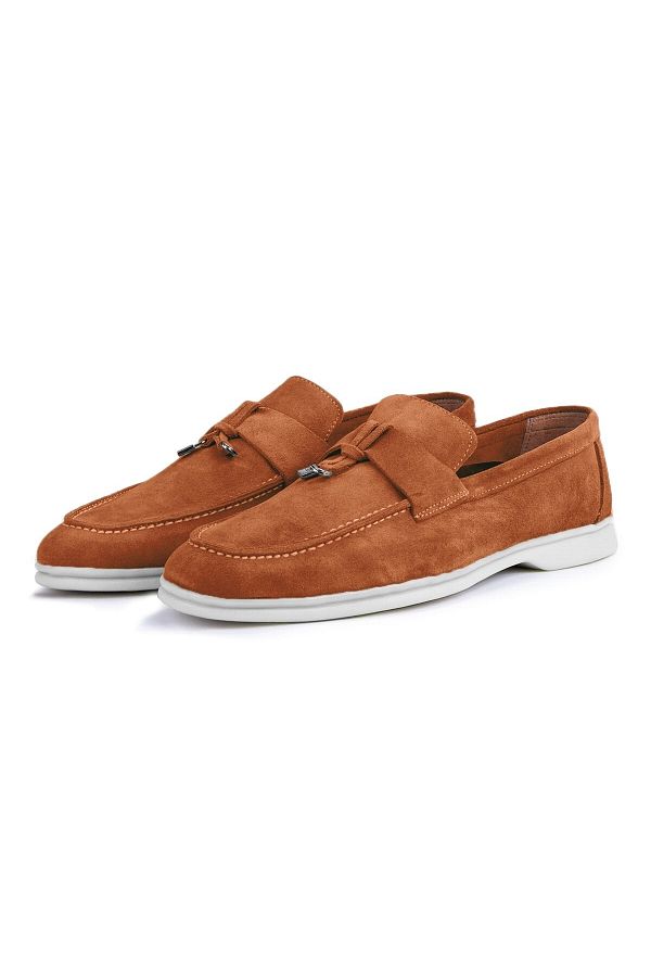 Ducavelli-Cerrar Wildleder Echtleder Herren Freizeitschuhe Loafer Schuhe Hellbraun 1