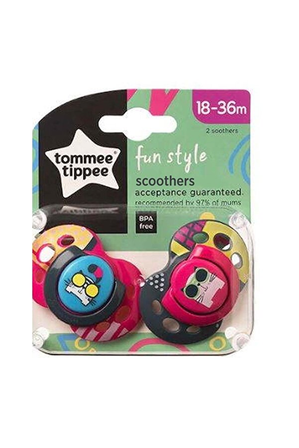 Tommee Tippee Fun Style Ortodontik Emzik 2'li 18-36 Ay