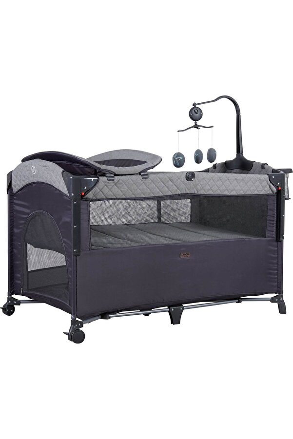 Prego 8044 Miami Plus Oyun Parkı 70x120 Cm Gri