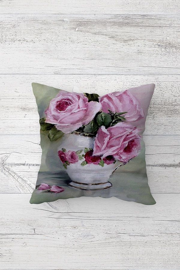 linazaitun-One Side Printed Hidden Zipper Decorative Pillowcase Throw Pillow Case Seat Pillowcase 1
