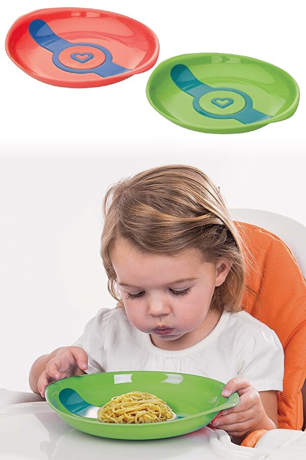 Binbirreyon White Hot Isı Göstergeli Tabak Seti 2 Adetli Set Mama Tabağı Pa037-1