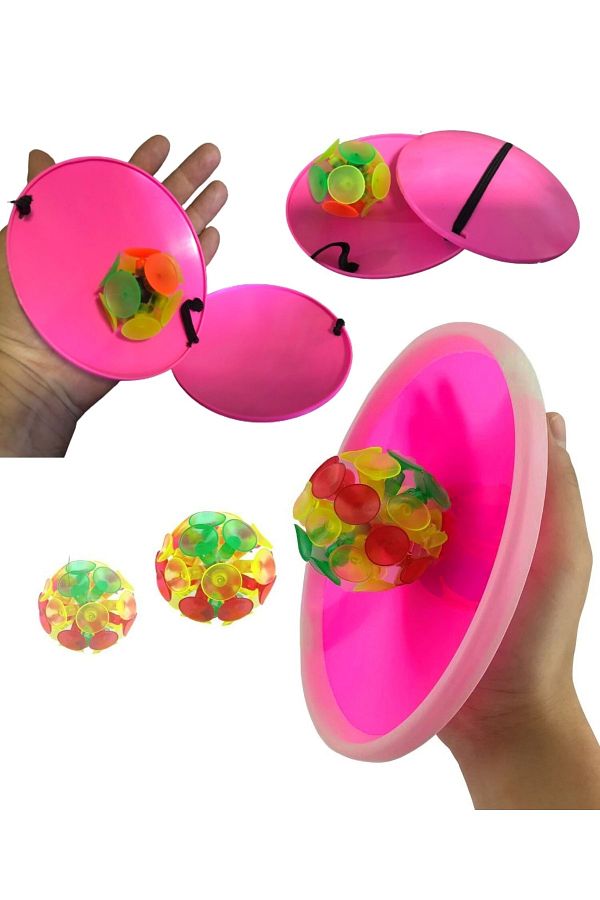 RoseRoi-مجموعة ألعاب Catch the Horse Popit، لعبة Catch the Ball الملتصقة مع كوب الشفط 1