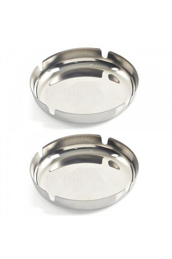 Transformacion-Stainless Metal Ashtray - Pack of 2 1
