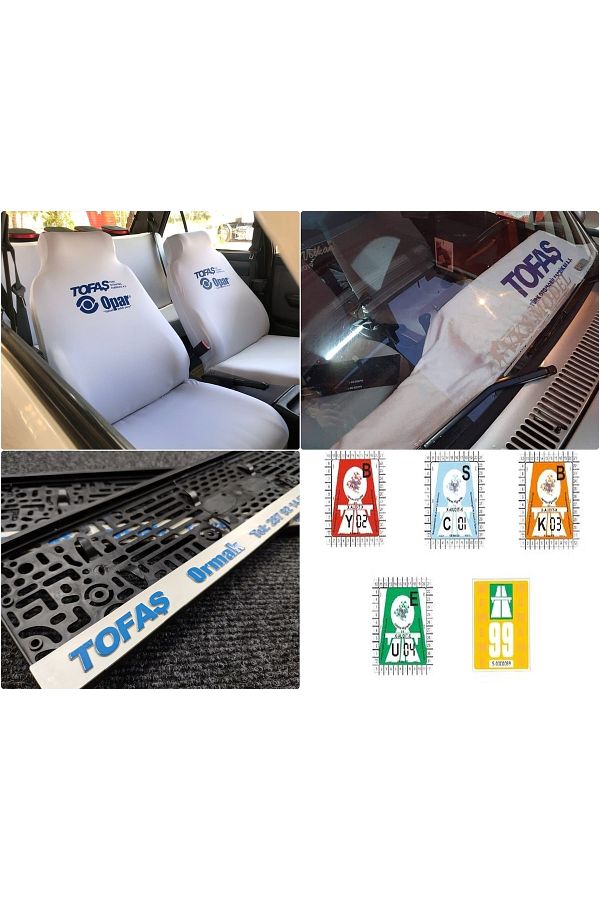 OPAR-Torpedo Towel & Customs Scale & Tofaş Plate Set & Sofa Cover Set 1