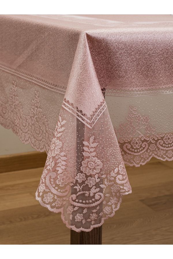 Papion Home-Tile Patterned Knitted Tablecloth 1
