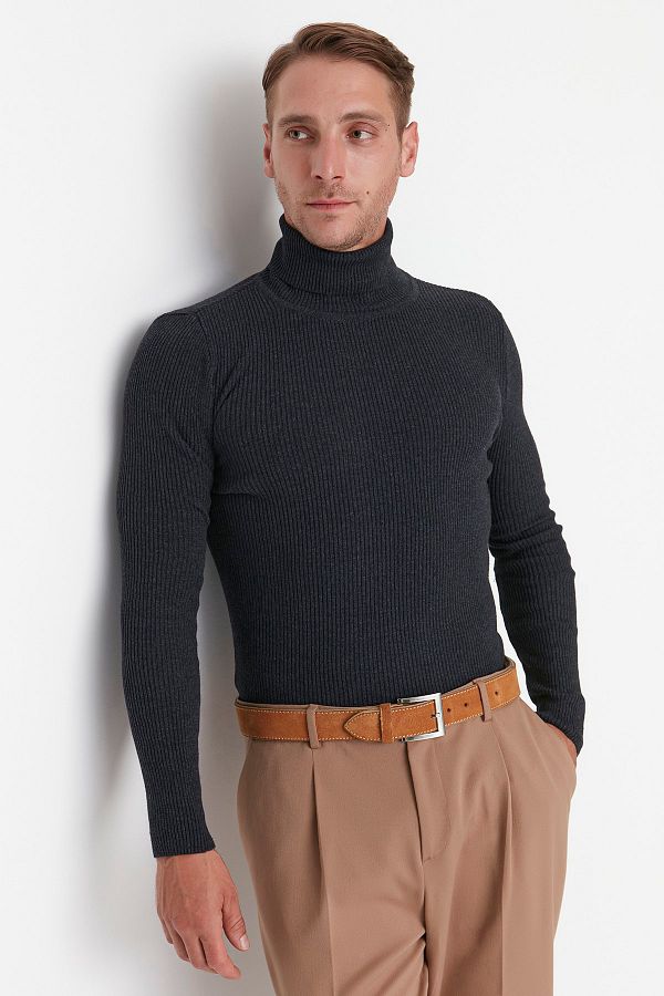 Tight fitting turtleneck hot sale