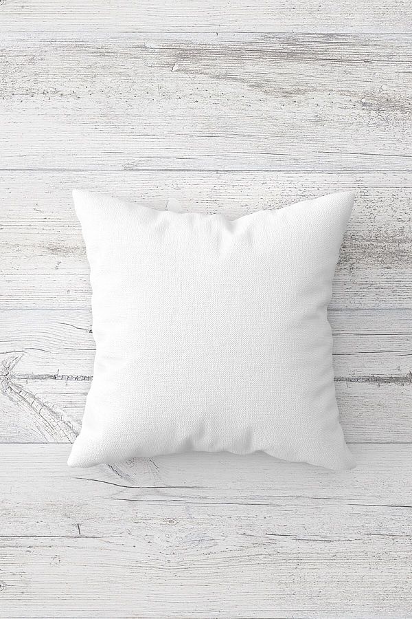 on the clouds-Solid Color White One Side Printed Hidden Zipper Pillowcase Throw Pillow Sofa Pillow Case 1