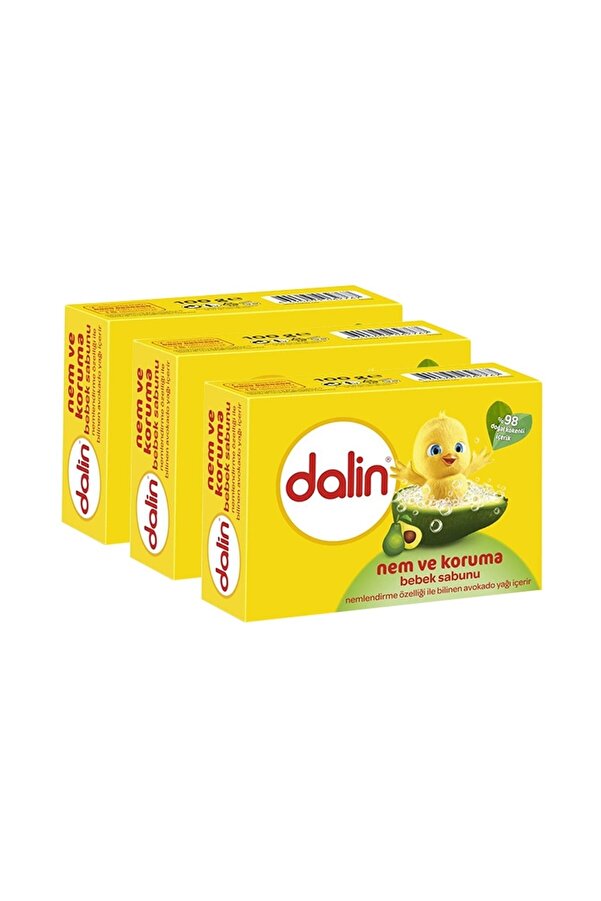 Dalin Bebek Sabunu Avokado 100 Gr X 3 Adet